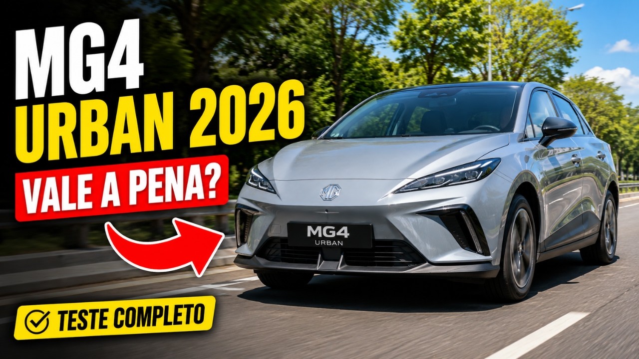 MG4 URBAN SURPREENDE: 475 KM de AUTONOMIA e DESEMPENHO SUPERIOR ao BYD DOLPHIN!