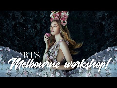 BTS at my workshop in Melbourne, Australia!