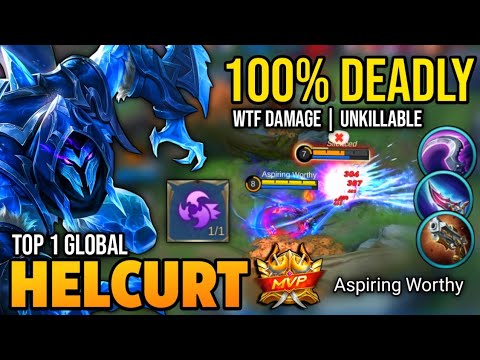 WTF DAMAGE! HELCURT BEST BUILD 2022 | TOP 1 GLOBAL HELCURT GAMEPLAY | MOBILE LEGENDS✓