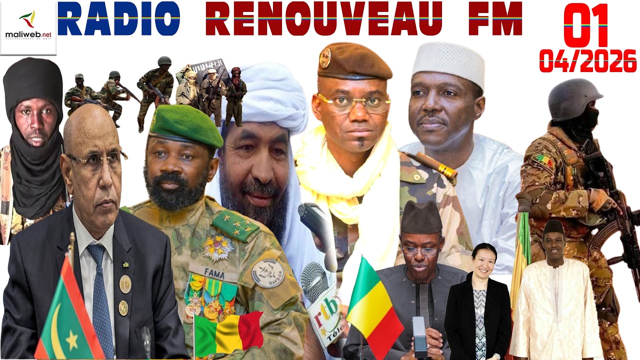 La Revue de Presse de la RADIO RENOUVEAU FM du 01 Avril 2026