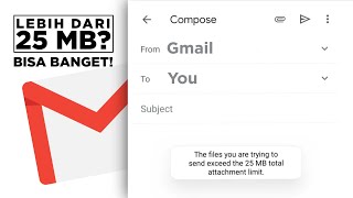 Begini Cara Mengirim File Lebih dari 25 MB lewat Gmail