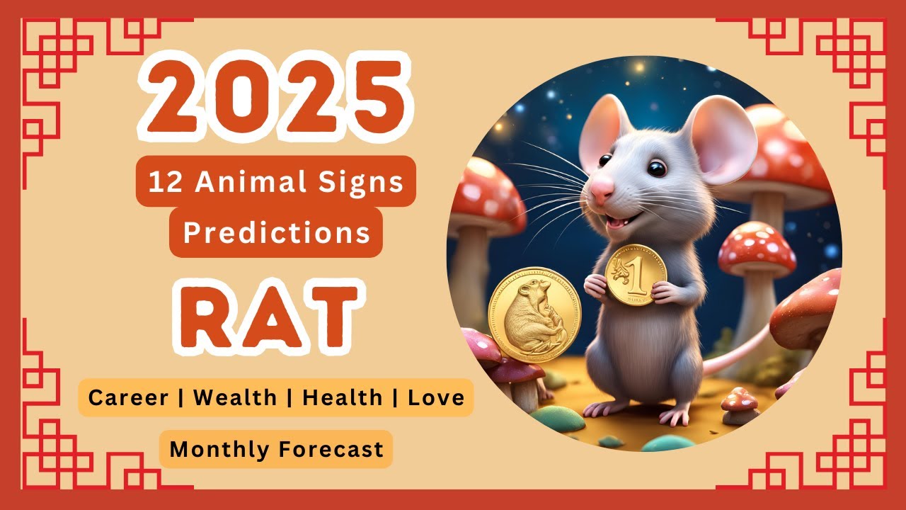 🐭 RAT 2025 Chinese Zodiac Predictions | Career, Finance,  Health,  Love and Monthly Forecast