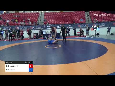 130 Lbs Rr Rnd 3 - Daniel Erekson, All American Wrestling Club Vs Chris Foster, Mat Creatures Wres