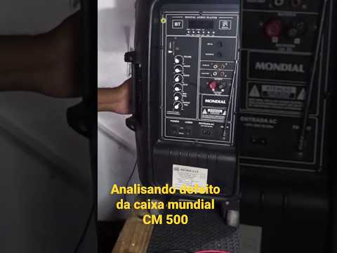 Analyzing defect in the #mondial CM 500 speaker #technicalanalysis #speaker #repair #technology