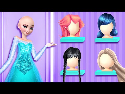 Frozen Elsa Glow Up! Extreme Makeover