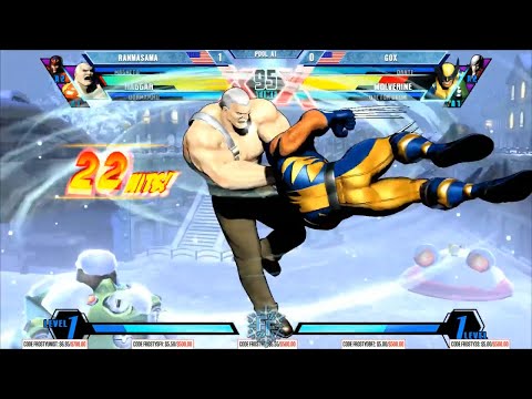 Frosty Faustings XII 2020 UMVC3 Pools (RANMASAMA) vs (GOX)