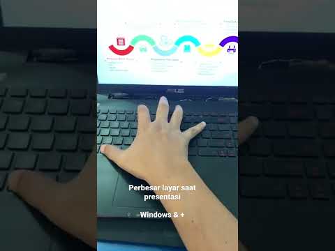 Perbesar dan Perkecil layar saat presentasi #shorts #short #shortvideo