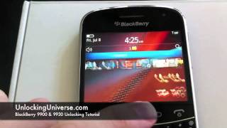 How to Unlock a Blackberry Bold 9900(9930) for all Gsm Carriers using an Unlock Code