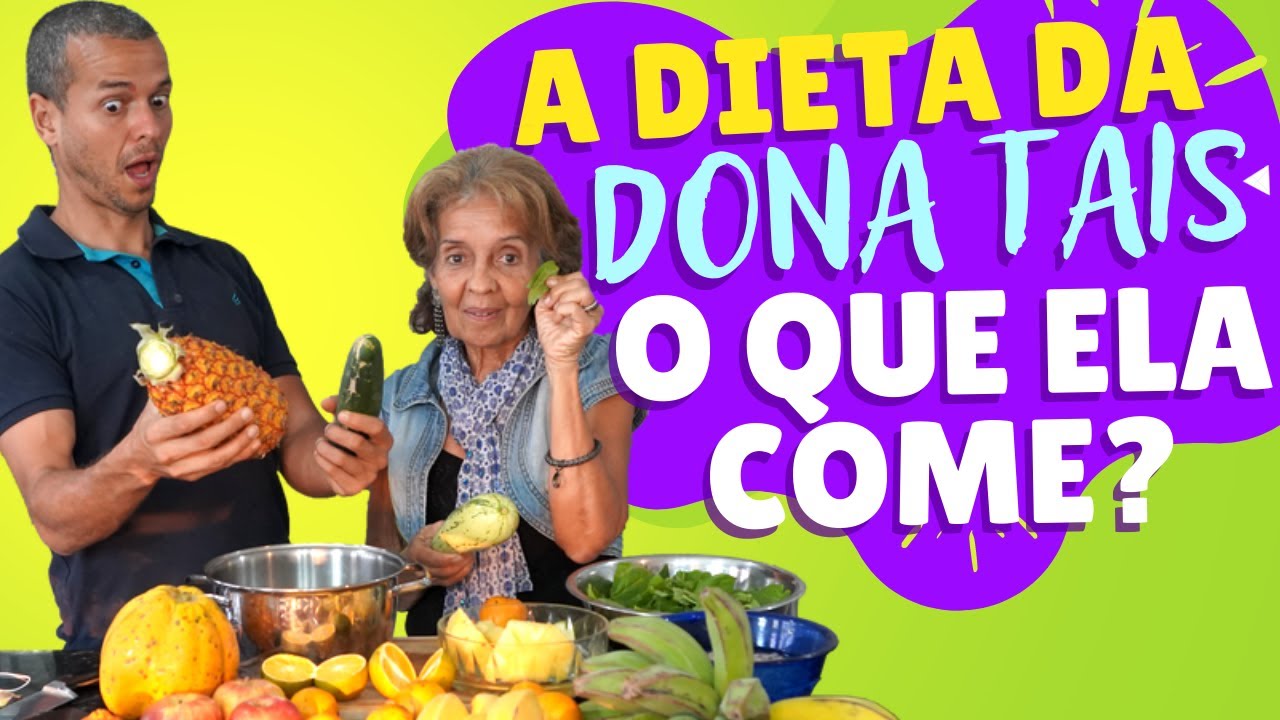 A DIETA DA MINHA MAE 70 ANOS DONA TAIS O QUE ELA COME?