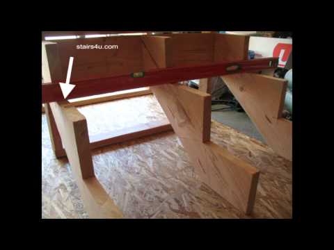 Misaligned Stair Stringers Create Gaps at End of Stairway - Building and Construction