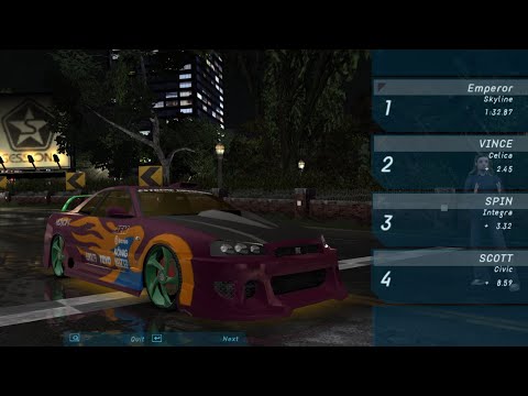 NFS Underground Definitve Edition Part 26 | Hard Difficulty | Manual Transmission | Skyline GT-R