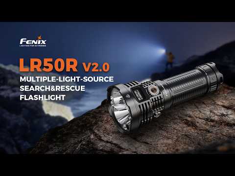 Oficiálne video Fenix LR50R V2.0 – 18 000 lúmenov vyhľadávací reflektor