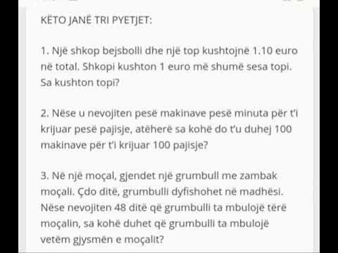 Pyetje logjike me përgjigje!