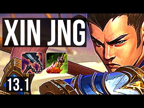 XIN ZHAO vs SHACO (JNG) | 300+ games | KR Diamond | 13.1