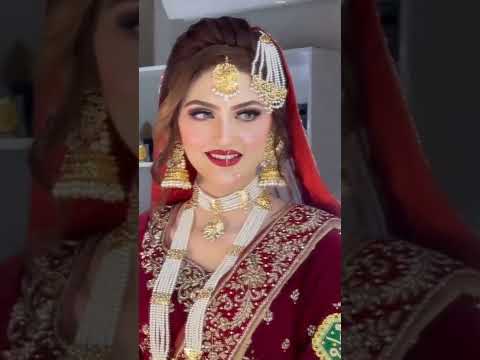Beautiful Bride Entry Look | Gorgeous Bridal Makeup & Dress | Jwellery & Mehndi | Happy Wedding Day