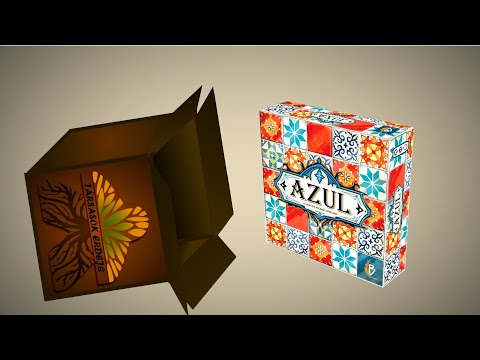 Azul kibontás - Azul unboxing - Társasok Erdeje