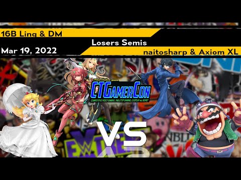 [Smash Ultimate] 16B | Ling & DM vs naitosharp & Axiom XL - CT Gamercon 5 (L.Semis)