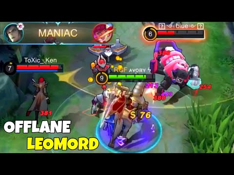 MANIAC!! Offlane Leomord - Avory | MLBB