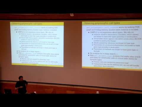 GNU Tools Cauldron 2014 - Devirtualization in GCC