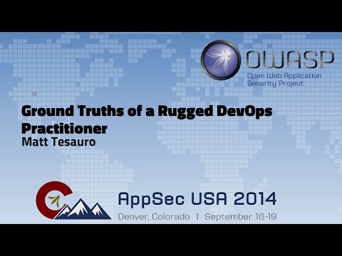 Image thumbnail for talk Ground Truths of a Rugged DevOps Practitioner