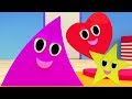 3d формы песни Изучите фигуры Мультфильм для детей 3D Shape