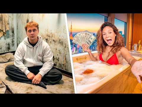 Billigste vs Dyreste overnatning i Japan