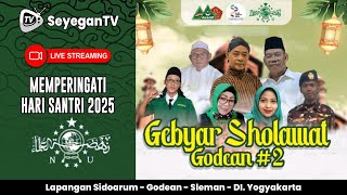 Download lagu 🔴 #LIVE : Gebyar Sholawat Godean #2 Memperingati Hari Santri 2025 | Lapangan Sidoarum Godean Sleman mp3
