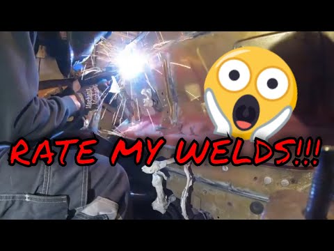 RATE MY WELDS | Stitch Welding For The First Time | Röhr MIG-200MI