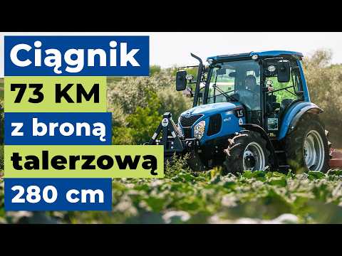 Ciągnik do warzyw - LS Tractor MT 5.73 + brona talerzowa 280 cm :: Traktor.com.pl