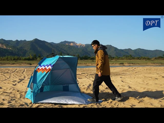 خيمة الشاطىء 2.15×2.15×1.15م، حماية من الشمس والرياح،ضمان سنتان