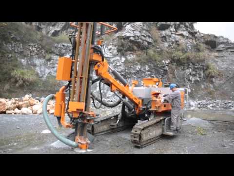 ZEGA D355RHS down the hole drill rig for mining