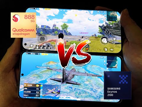 Exynos 2100 vs Snapdragon 888 PUBG Mobile Gaming Test! A comeback for the Exynos S21 Ultra!?