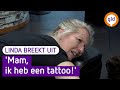 Linda breekt UIT! #54 Op de pijnbank in de tattooshop van ex-voetballer Kaye Coppoolse!