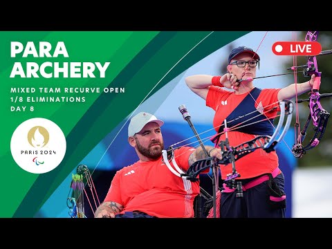 Para Archery - Mixed Team Recurve Open 1/8 Eliminations | Day 8 | Paris 2024 Paralympics