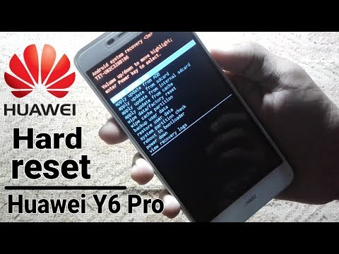 Hard reset Huawei Y6 Pro