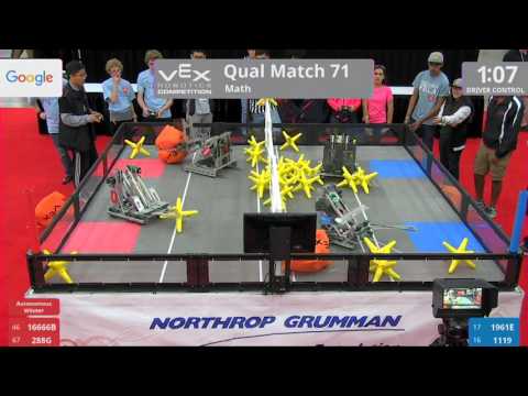 2017 VRC Math Q71 - 16666B 288G vs 1961E 1119 - 30 to 13