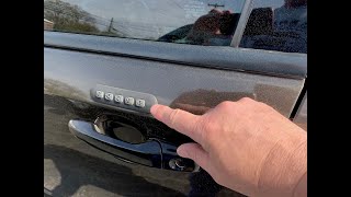 How to Find a Factory Ford Edge Door Code 2011-2015