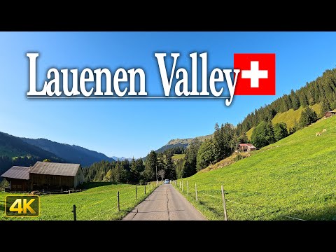 Lauenental | Lauenen Valley, Switzerland 🇨🇭 Driving down the Lauenen Valley to Gstaad