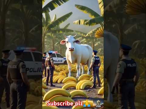 गाय पुलिस को फोन करती हैCow calls the police.#cow #ytshorts #viral #gay #animals#ai #hindistoriescow