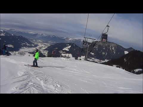 Afdaling Hohesalve Hopfgarten naar Itter 11 februari 2018