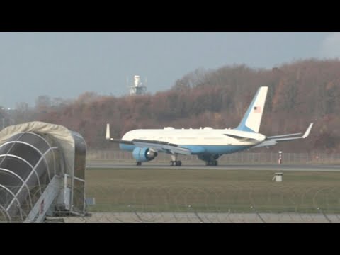 US government plane lands in Geneva as Ukraine and US officials hold talks on Trump's plan | AFP