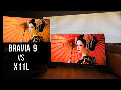 TCL X11L vs Sony Bravia 9 Flagship MiniLED TV showdown!