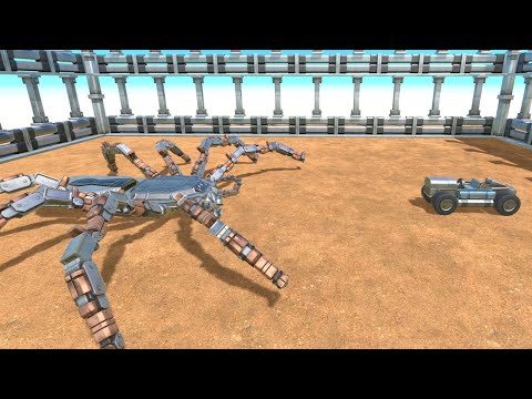 Robot Spider vs ALL UNITS AOW Age Of Warbots