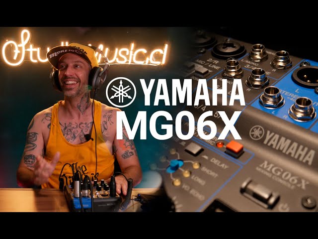 Vídeo relacionado con Yamaha MG06X - Mezclador compacto de 6 canales de entrada, efectos digitales SPX y preamplificadores de micrófono D-PRE