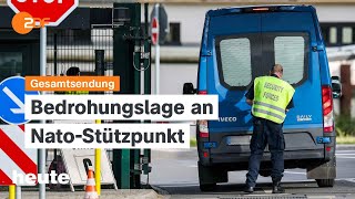 heute journal vom 24.08.24 Bedrohung an Nato-Stützpunkt, Polio-Ausbreitung in Gaza, Landtagswahlen