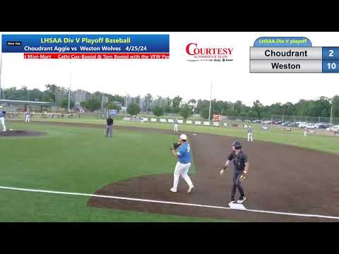 ATL All things Local Rick-Tok Sports    Choudrant Aggies vs. Weston Wolves  Regional Playoff Base…