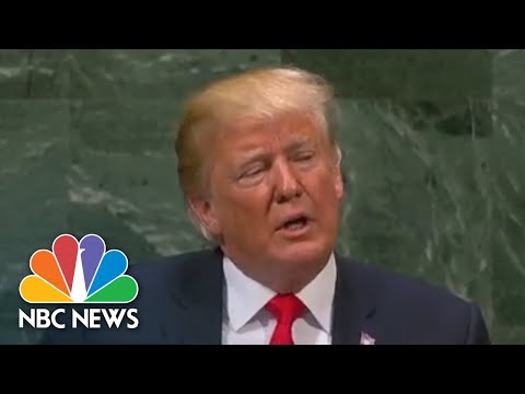 トランプ氏、国連総会で講演（フル）｜NBCニュース (Trump Speaks At United Nations General Assembly (Full) | NBC News)