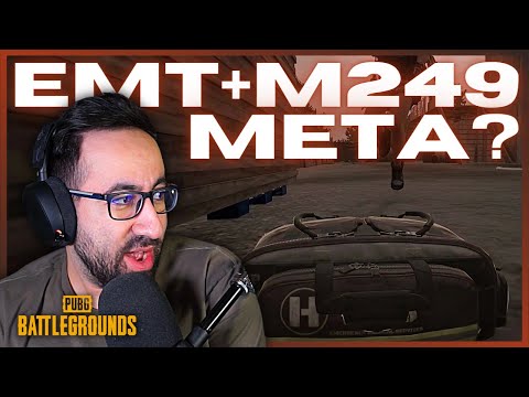 EMT Gear PLUS the M249, New Meta? - PUBG Duos Gameplay with Froddoyo
