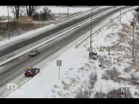 Very slippery road takes another one