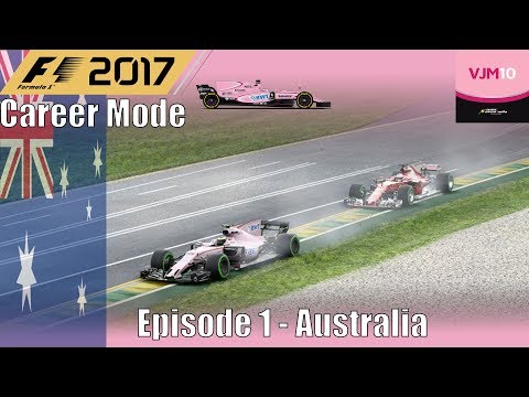 F1 2017 Career Mode Part 1 - Australia (A Dream Start To The Season)